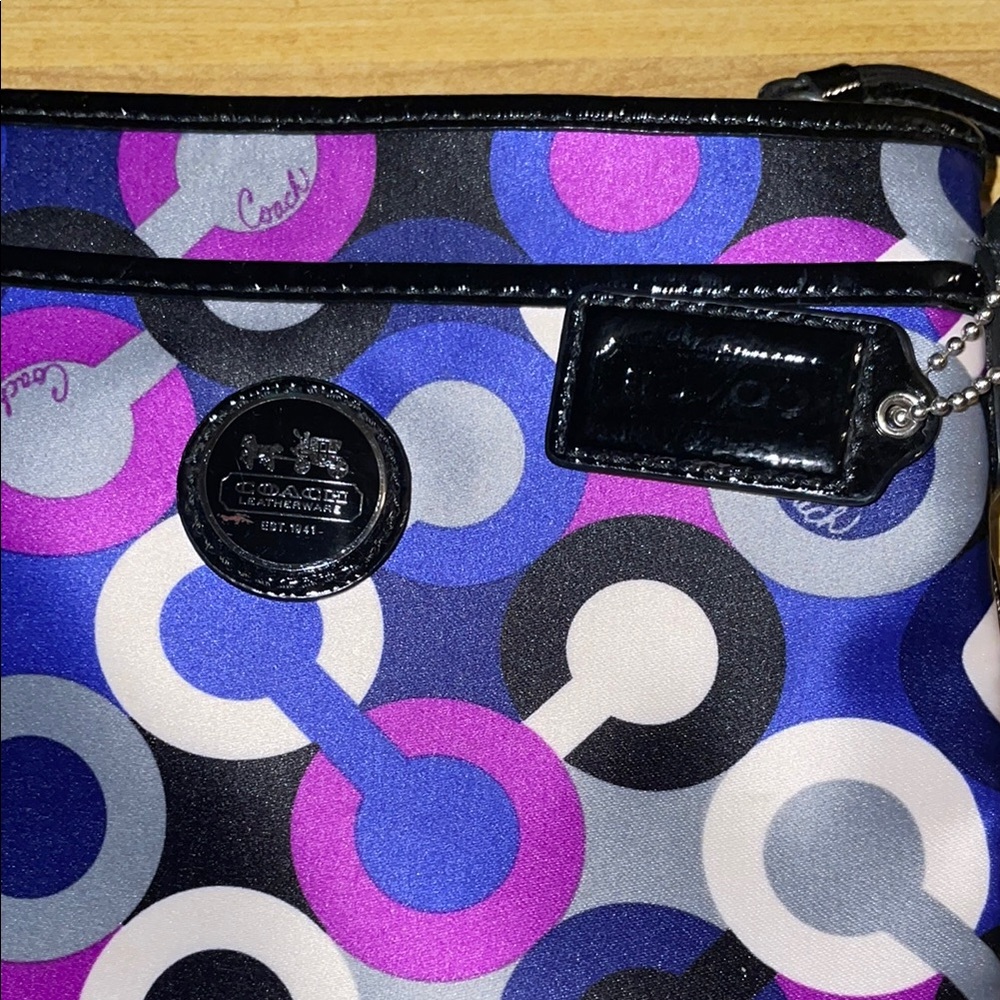 Coach Multicolor Circle Pattern Bag - image 2